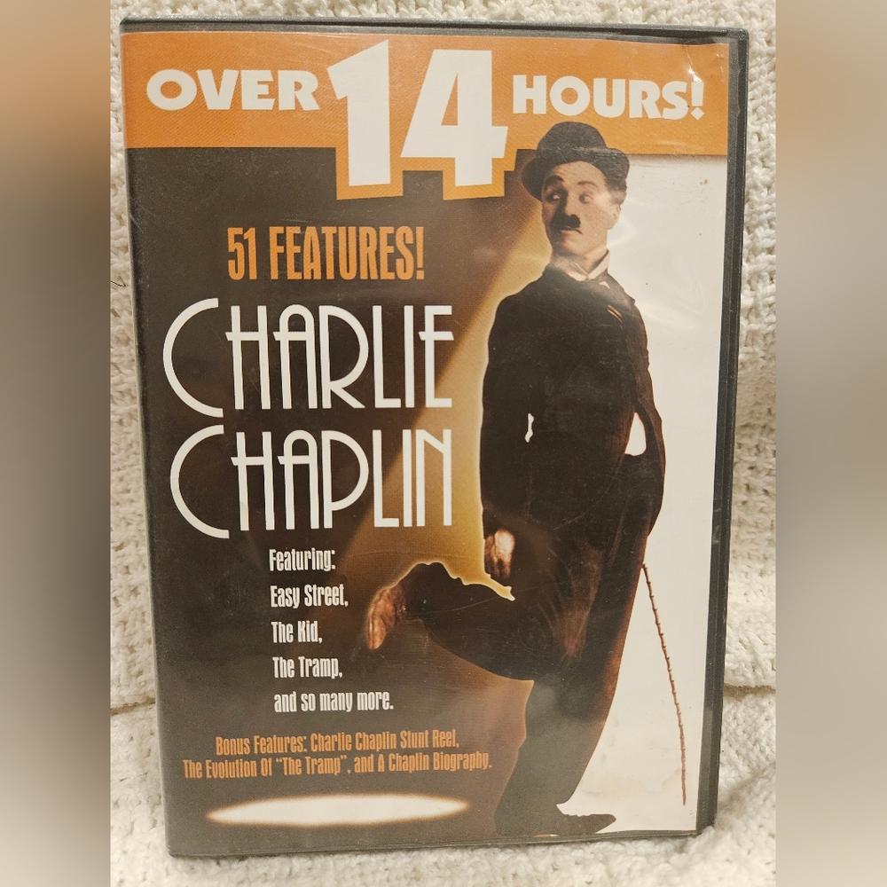 Charlie Chaplin DVD - Over 14 Hours!! 50 Features!